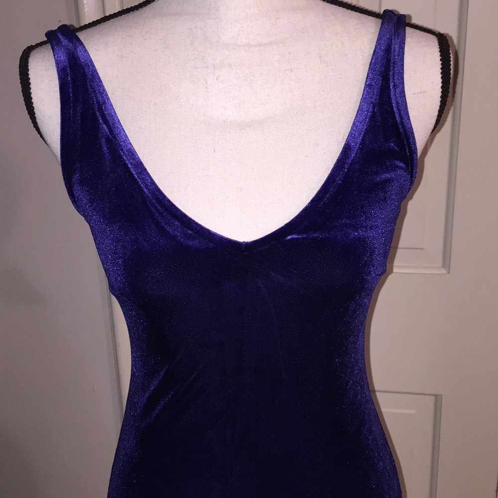 Sassy Curvy Bodycon Knit Dress (Navy) - Picture 2 of 7